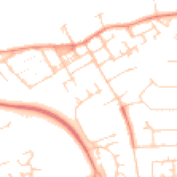 Daytime road noise heatmap for MK13 7UG