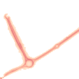 Night-time road noise heatmap for MK13 8ES
