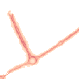 Night-time road noise heatmap for MK13 8ET