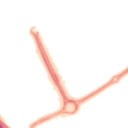 Night-time road noise heatmap for MK13 8LS