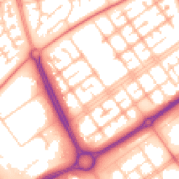 Daytime road noise heatmap for MK13 8LZ