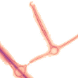 Night-time road noise heatmap for MK13 8PU