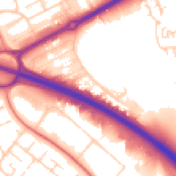 Daytime road noise heatmap for MK13 9HB