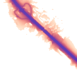 Night-time road noise heatmap for MK14 5AB