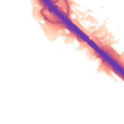 Night-time road noise heatmap for MK14 5AE