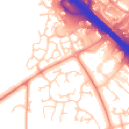 Daytime road noise heatmap for MK14 5AF