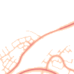 Daytime road noise heatmap for MK14 5AL