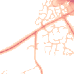 Daytime road noise heatmap for MK14 5AP