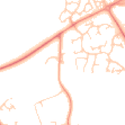 Daytime road noise heatmap for MK14 5AS