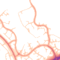 Daytime road noise heatmap for MK14 5AY