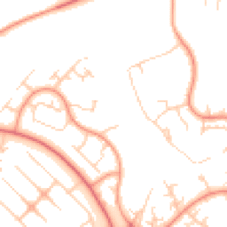 Daytime road noise heatmap for MK14 5BE