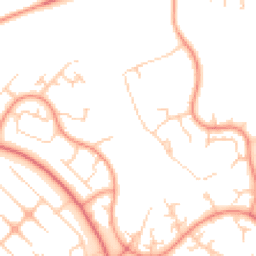 Daytime road noise heatmap for MK14 5BG