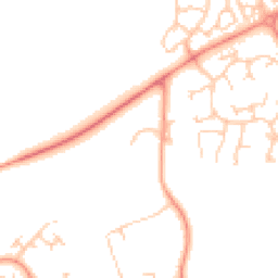 Daytime road noise heatmap for MK14 5BH