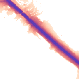 Night-time road noise heatmap for MK14 5BP