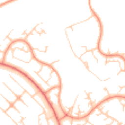 Daytime road noise heatmap for MK14 5BQ