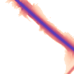 Night-time road noise heatmap for MK14 5BS
