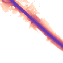 Night-time road noise heatmap for MK14 5BW