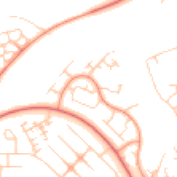 Daytime road noise heatmap for MK14 5DR
