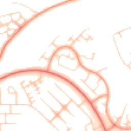 Daytime road noise heatmap for MK14 5DT