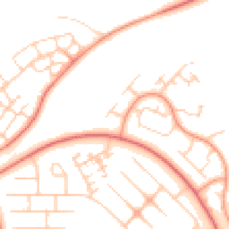 Daytime road noise heatmap for MK14 5EE