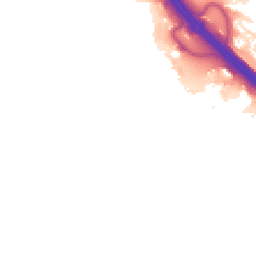 Night-time road noise heatmap for MK14 5FA