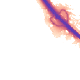 Night-time road noise heatmap for MK14 5FB