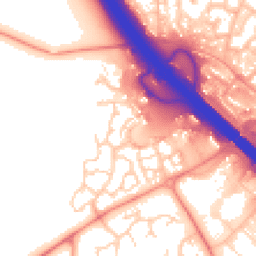 Daytime road noise heatmap for MK14 5FD