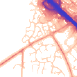 Daytime road noise heatmap for MK14 5FF