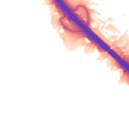 Night-time road noise heatmap for MK14 5FG