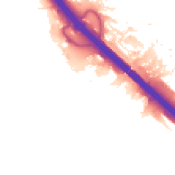 Night-time road noise heatmap for MK14 5FL
