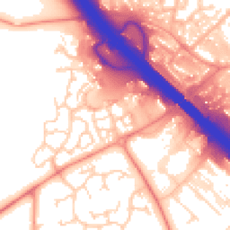 Daytime road noise heatmap for MK14 5FN