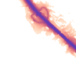 Night-time road noise heatmap for MK14 5FN
