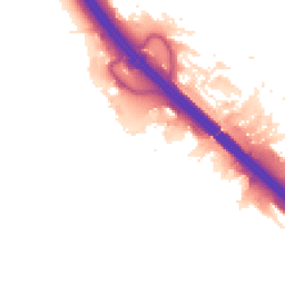 Night-time road noise heatmap for MK14 5FP