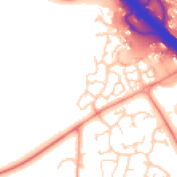 Daytime road noise heatmap for MK14 5FS