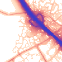Daytime road noise heatmap for MK14 5FU