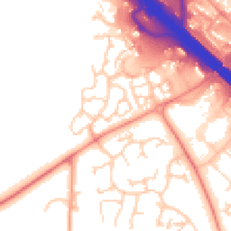 Daytime road noise heatmap for MK14 5FW