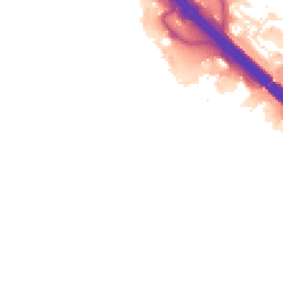 Night-time road noise heatmap for MK14 5FW