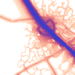 Daytime road noise heatmap for MK14 5GB