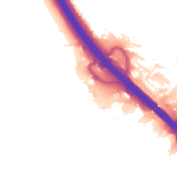 Night-time road noise heatmap for MK14 5GB