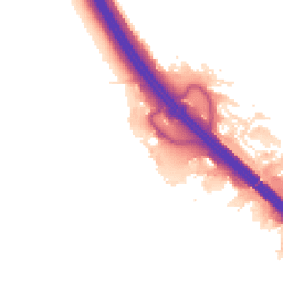 Night-time road noise heatmap for MK14 5GE