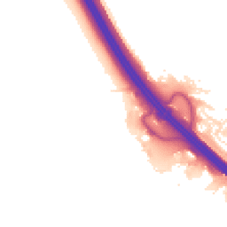 Night-time road noise heatmap for MK14 5GL