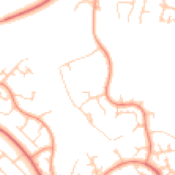 Daytime road noise heatmap for MK14 5HD