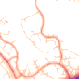 Daytime road noise heatmap for MK14 5HF