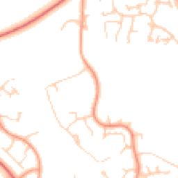 Daytime road noise heatmap for MK14 5HH