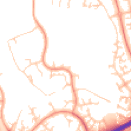 Daytime road noise heatmap for MK14 5HP