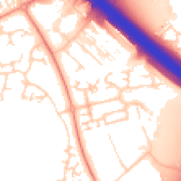Daytime road noise heatmap for MK14 5HR