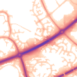 Daytime road noise heatmap for MK14 5HU