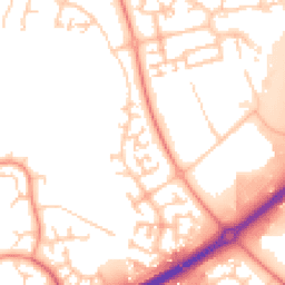 Daytime road noise heatmap for MK14 5JH