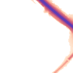 Night-time road noise heatmap for MK14 5JN