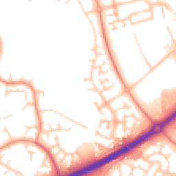 Daytime road noise heatmap for MK14 5JT